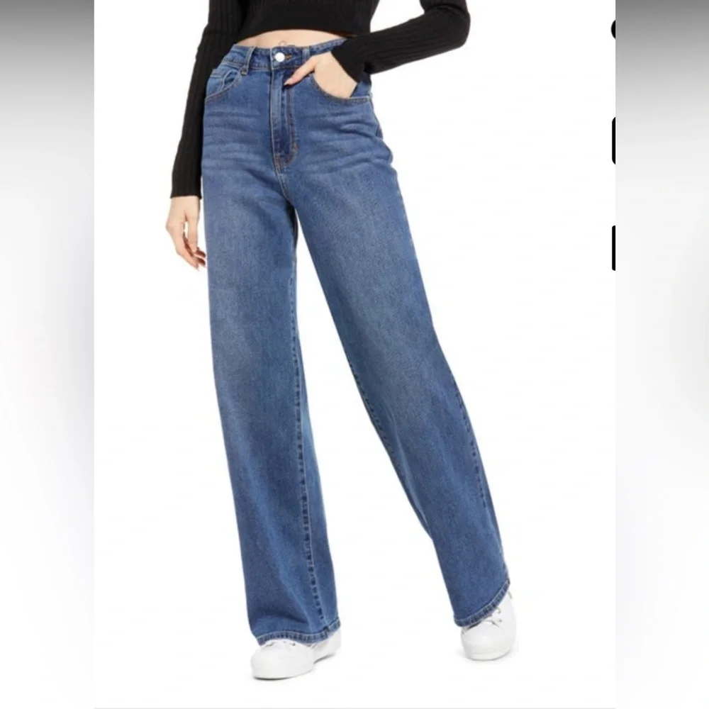 NEW NWT BP Wide Leg Jean size 26 medium wash